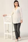 Printed White Top For Women