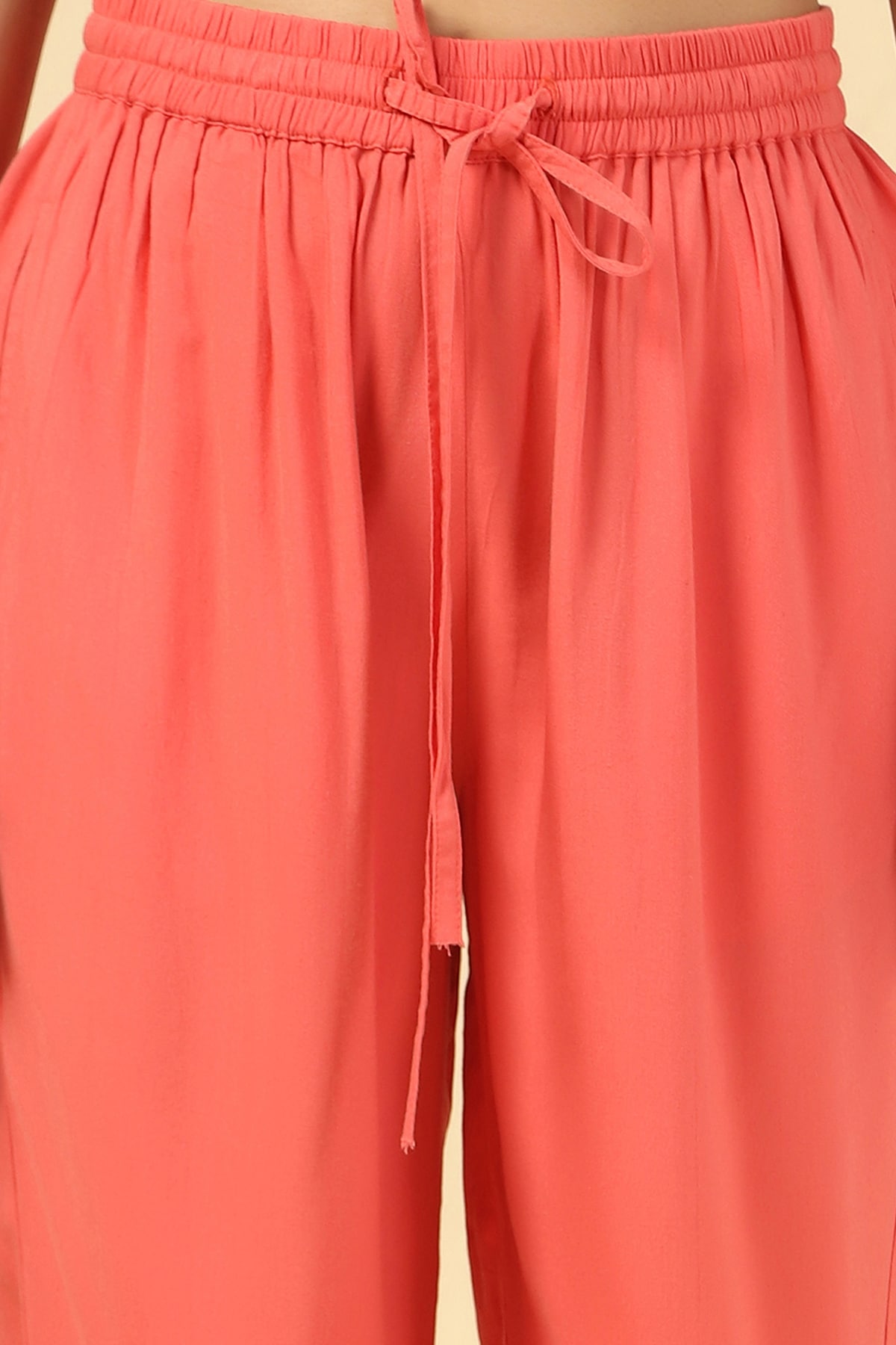 Orange Palazzo Pants For Women