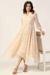 Printed Cream Dresses For Women