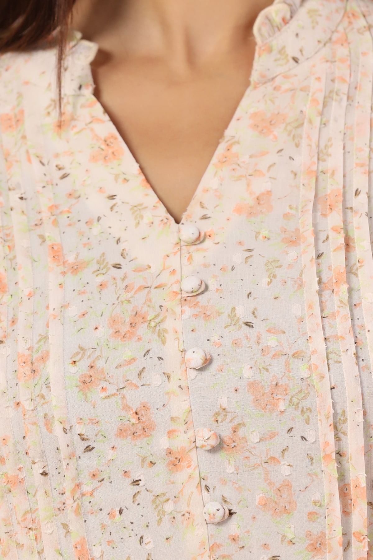 Printed Cream Dresses For Women