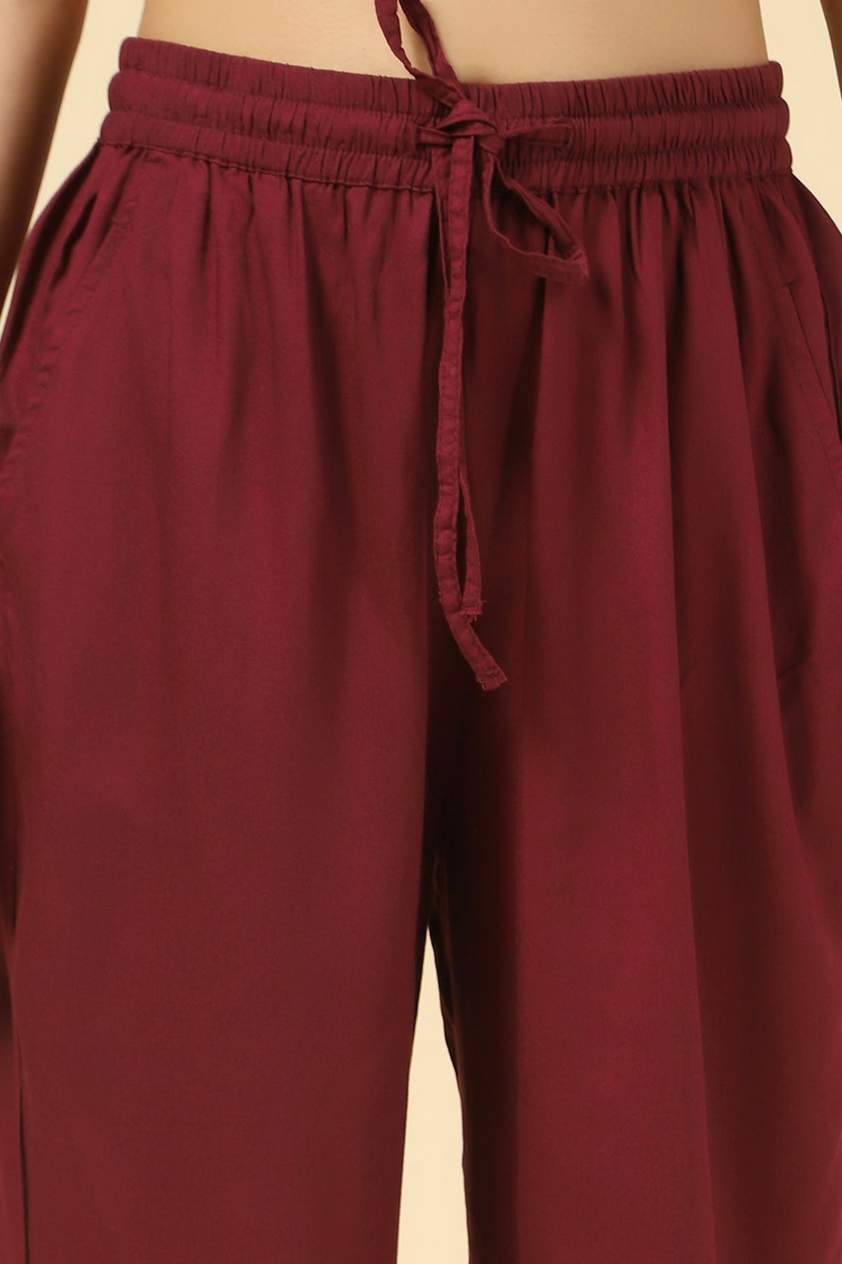 Maroon Palazzo For Women