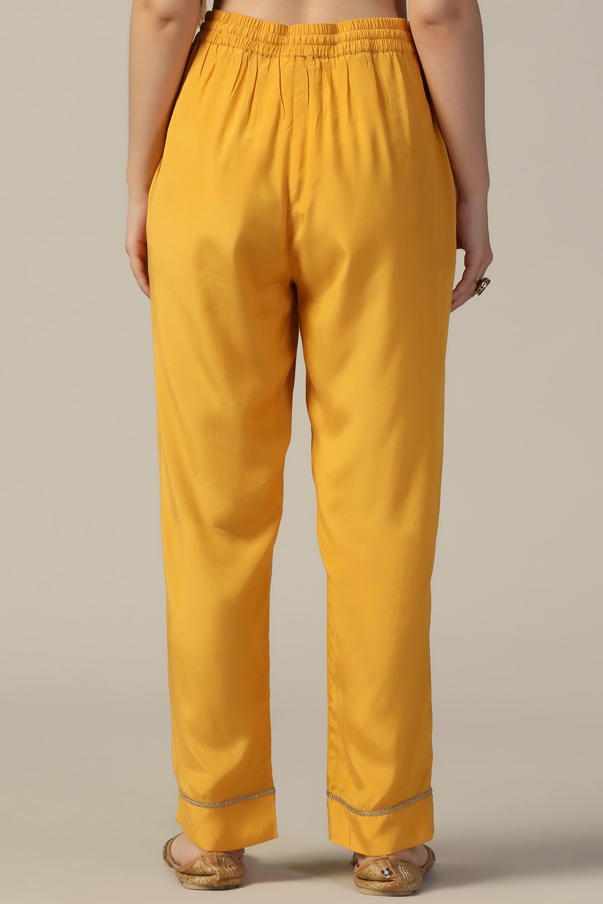 Mustard Yellow Palazzo For Women
