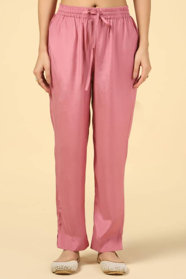 Pink Plazo For Women
