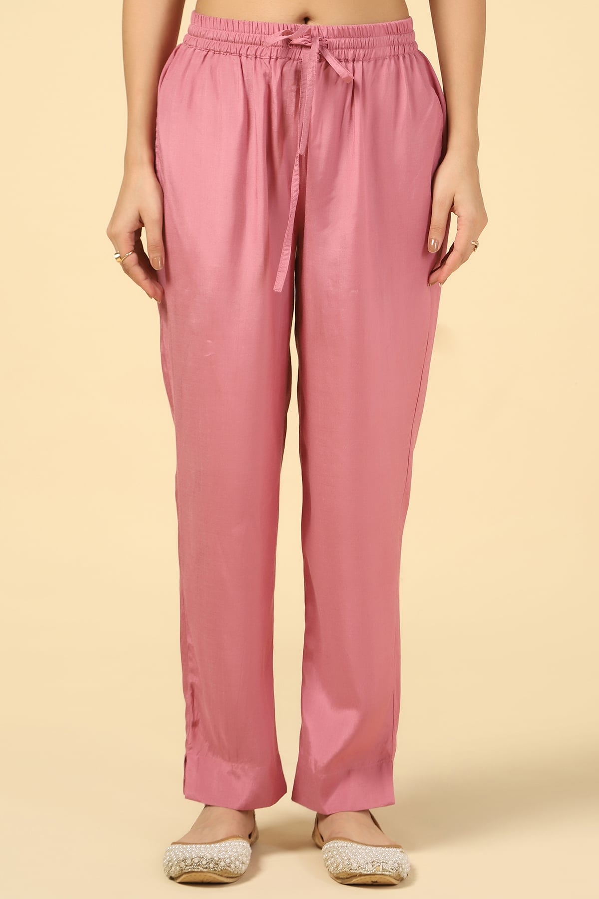 Pink Plazo For Women