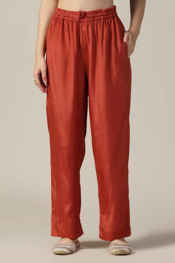 Rust Palazzo For Women