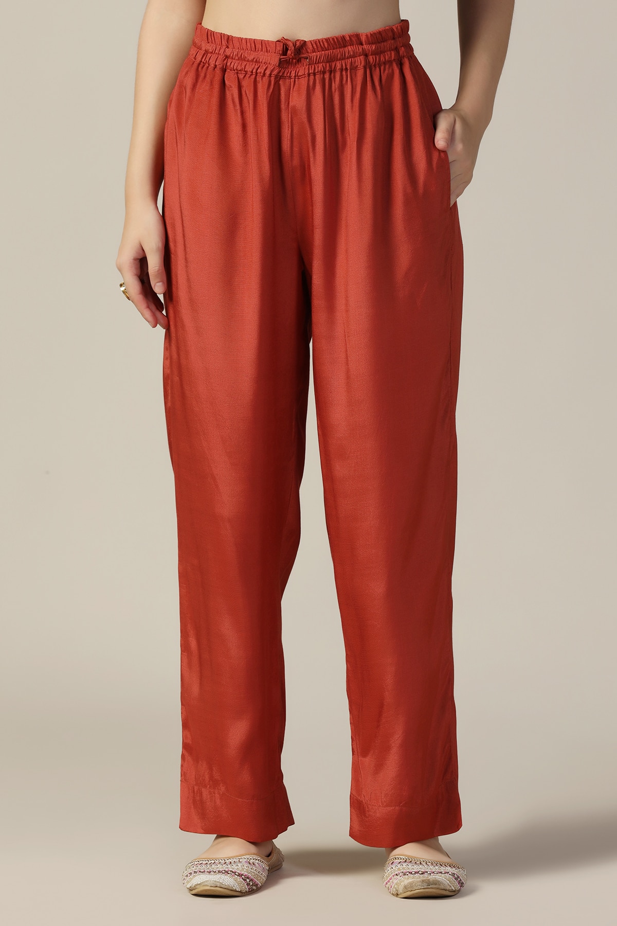 Rust Palazzo For Women