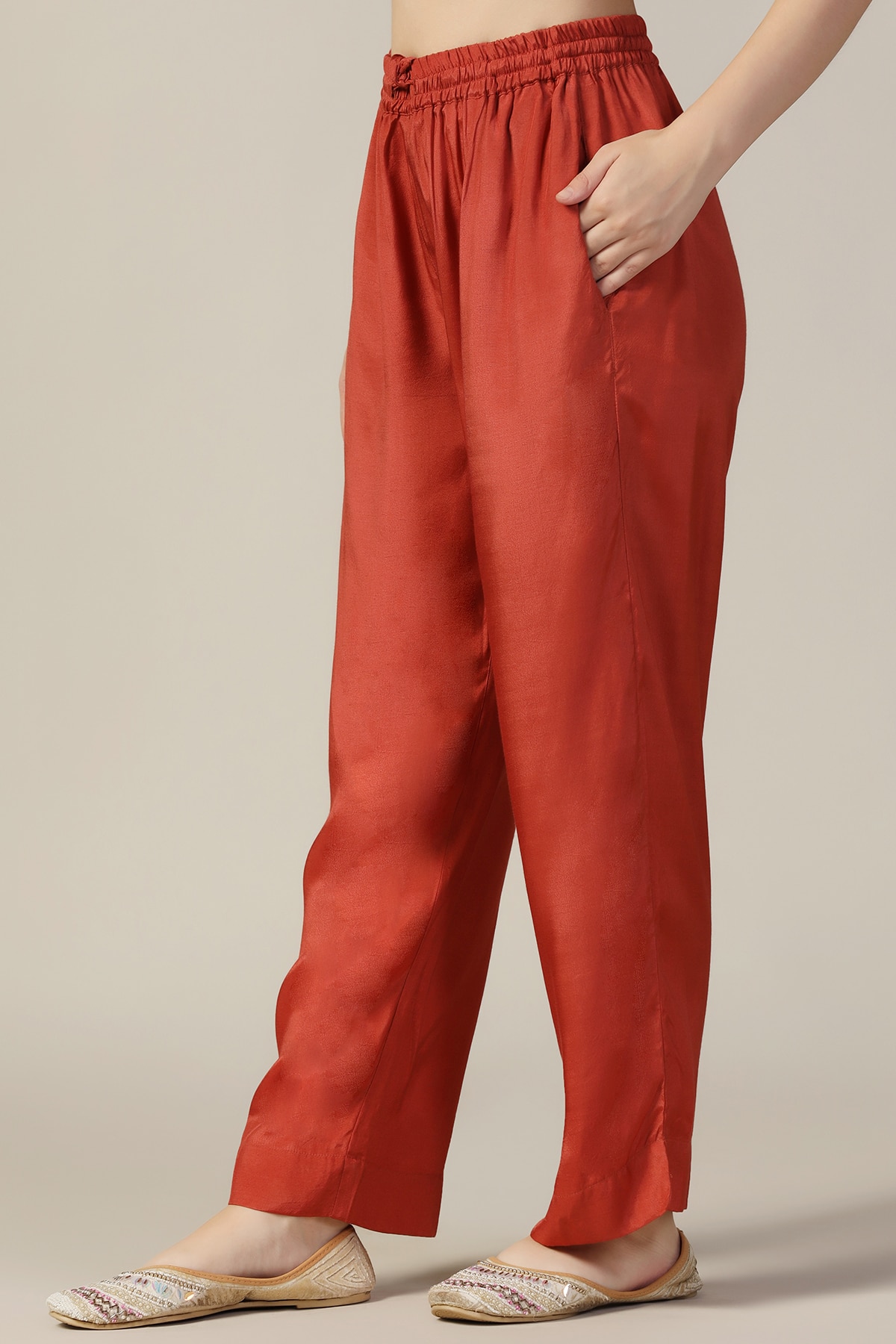 Rust Palazzo For Women