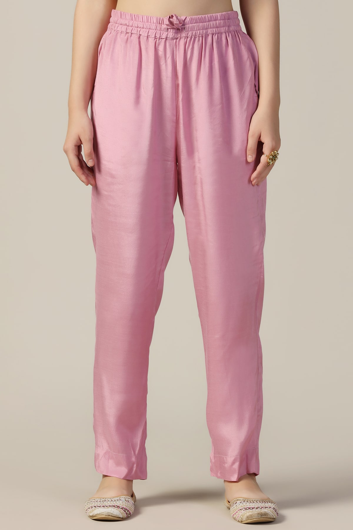 Onion Solid Palazzo Pants For Women
