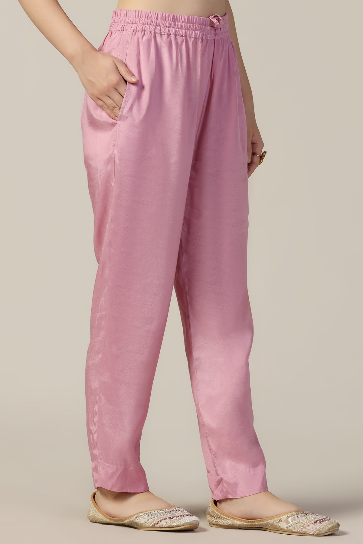 Onion Solid Palazzo Pants For Women