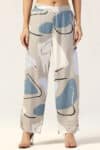 Grey Printed Co Ord Set For Women