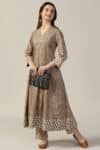 Printed Sage Green Kurti For Women