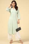 Green Printed Kurti For Women
