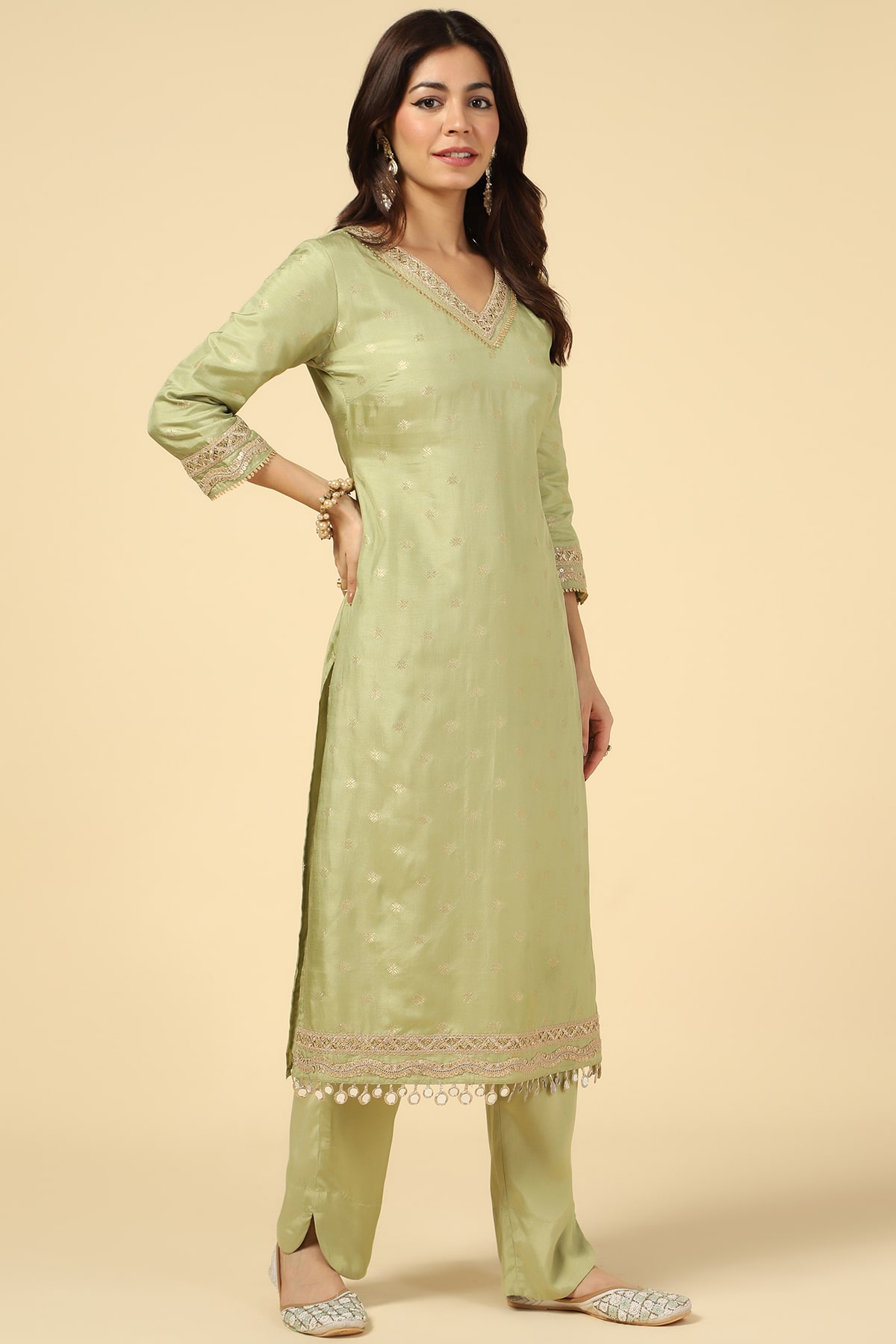 Green Kurti For Women