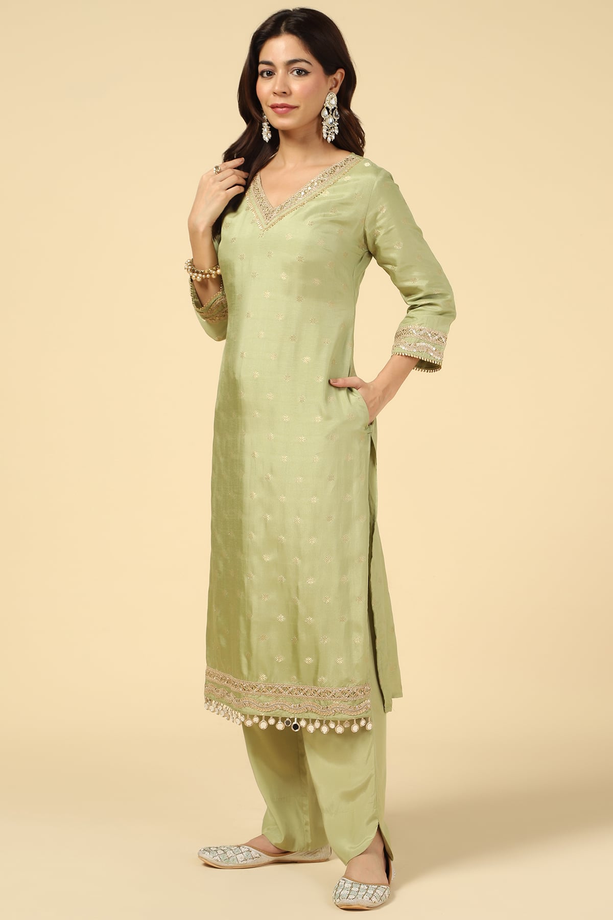 Green Kurti For Women