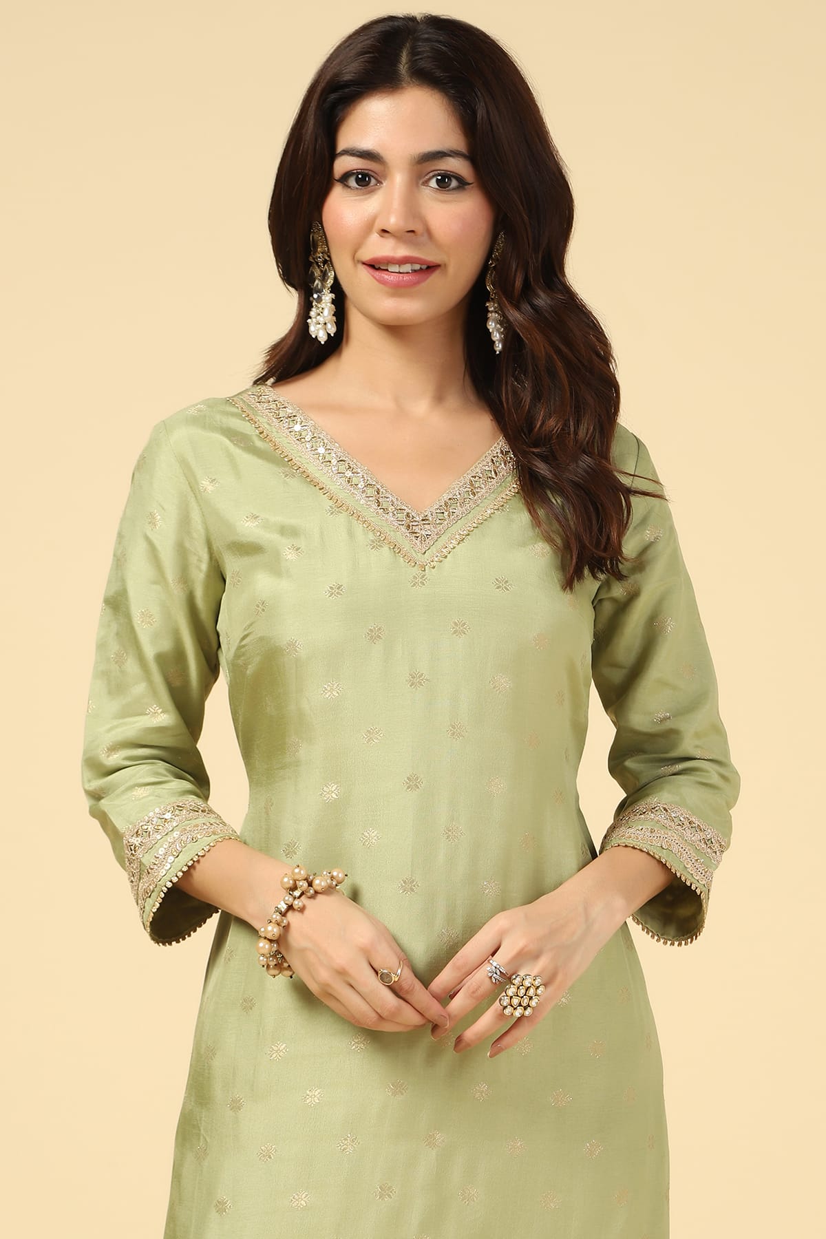 Green Kurti For Women
