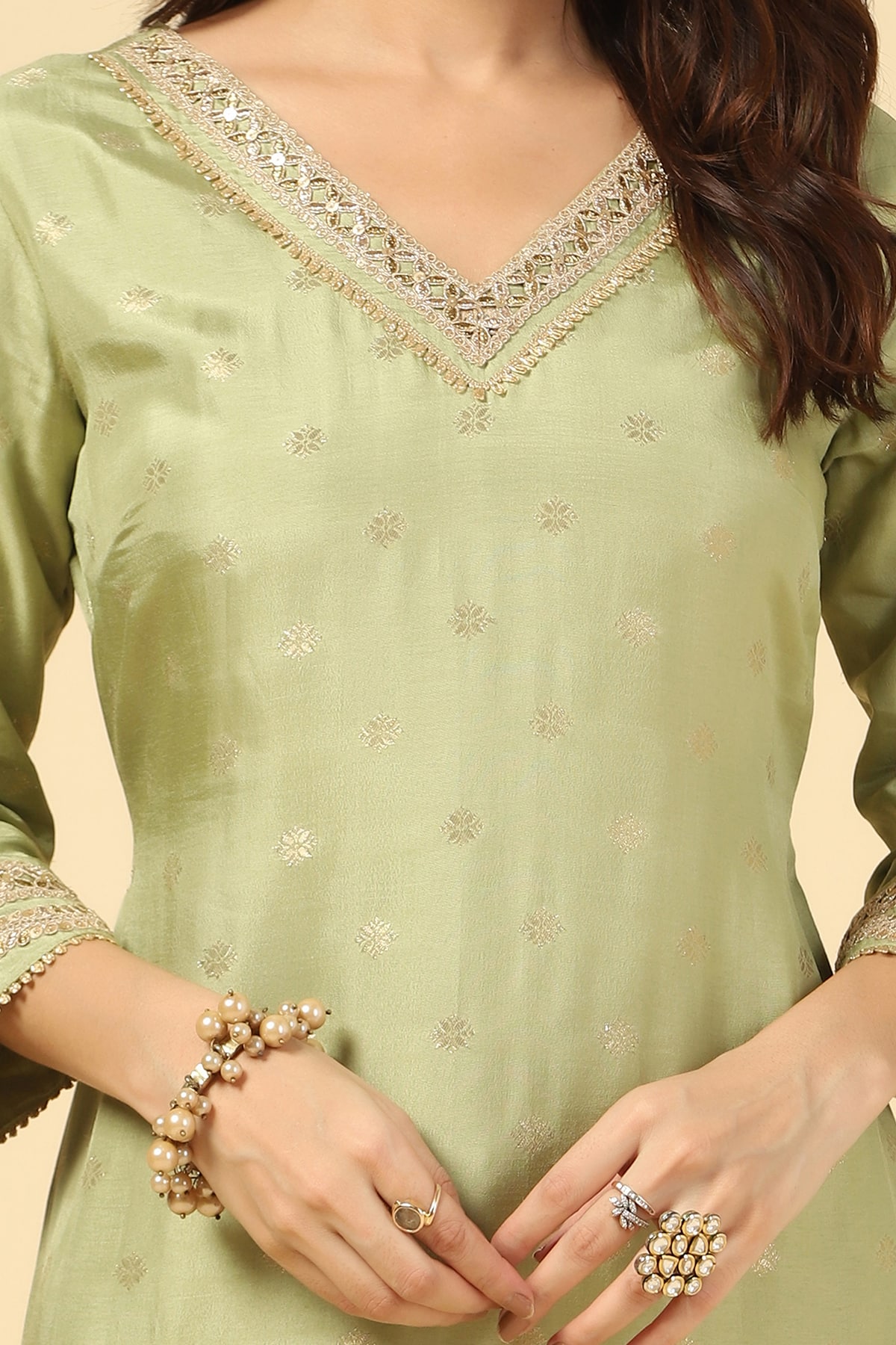 Green Kurti For Women