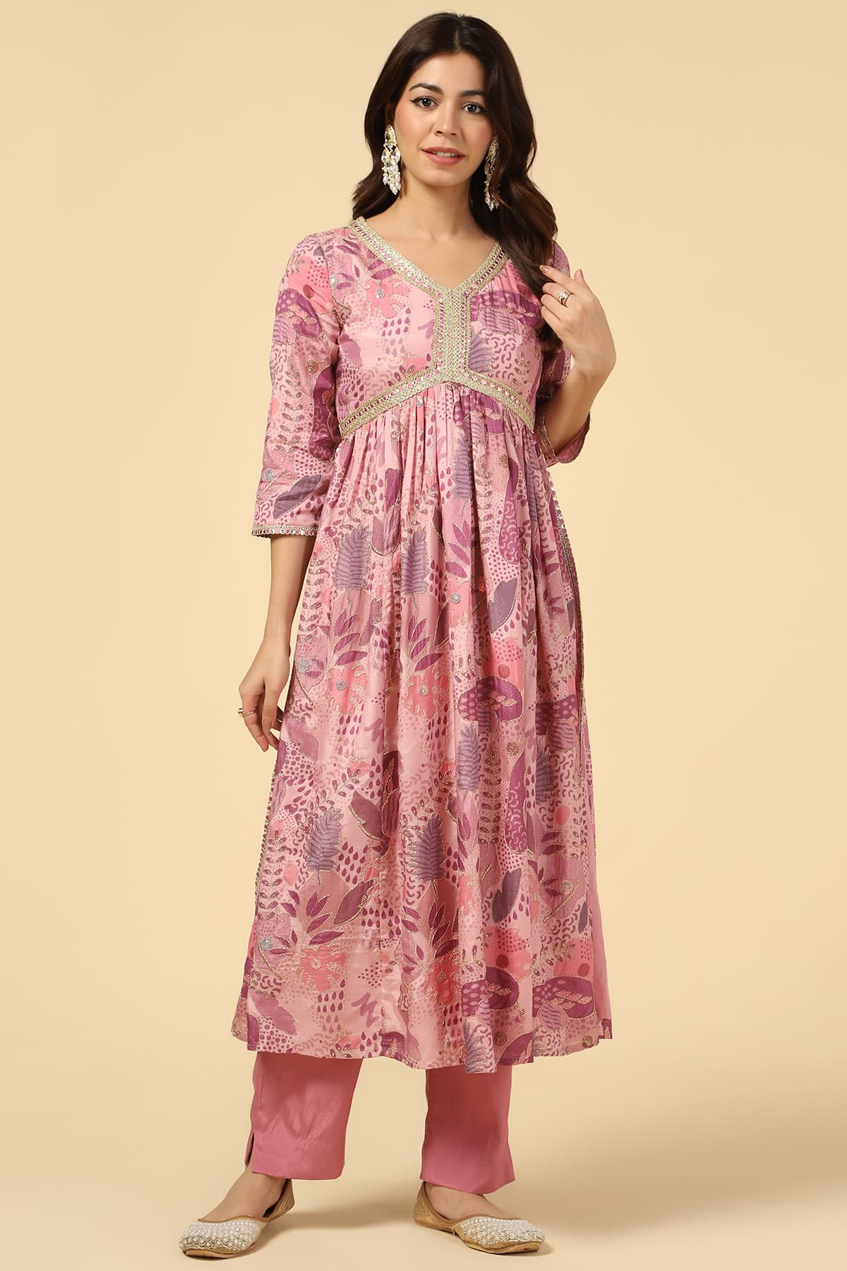 Pink Kurti For Women