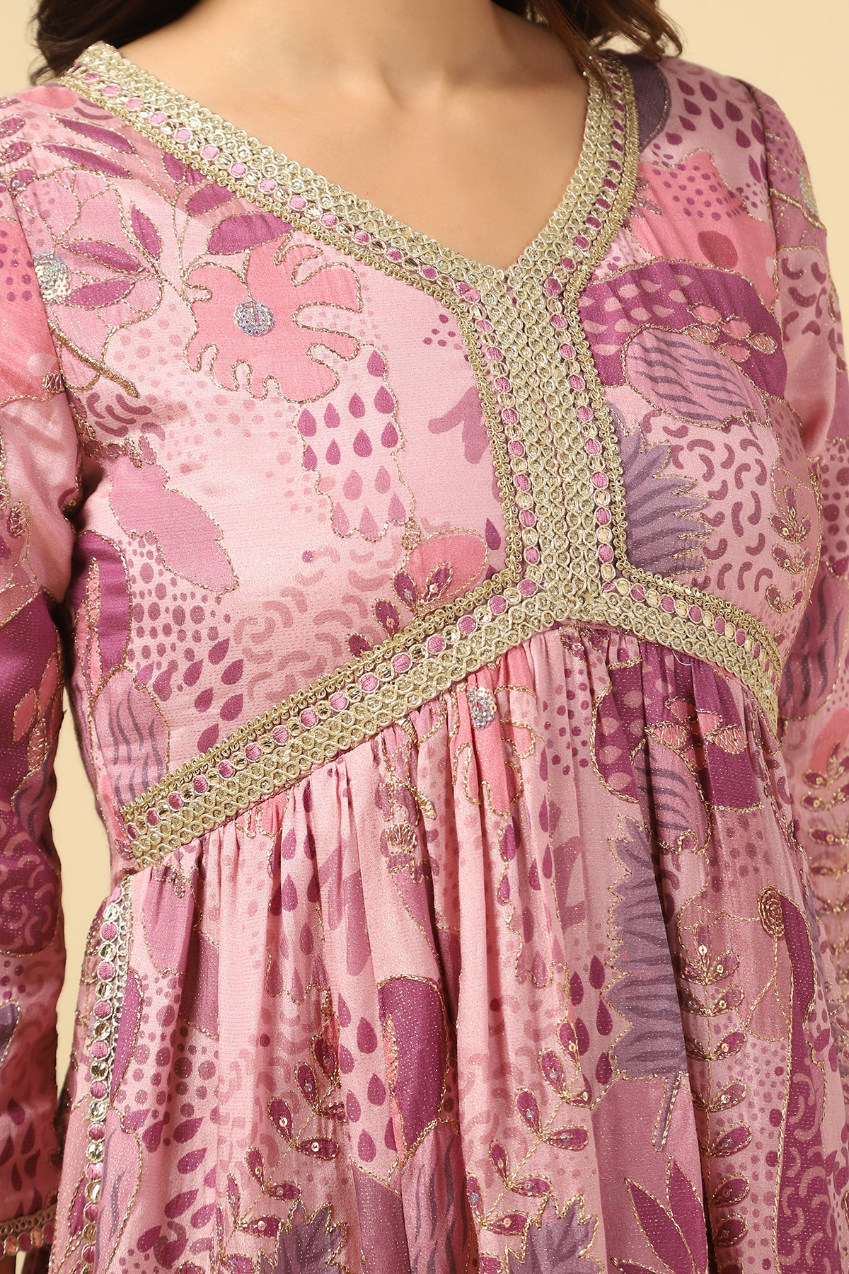 Pink Kurti For Women