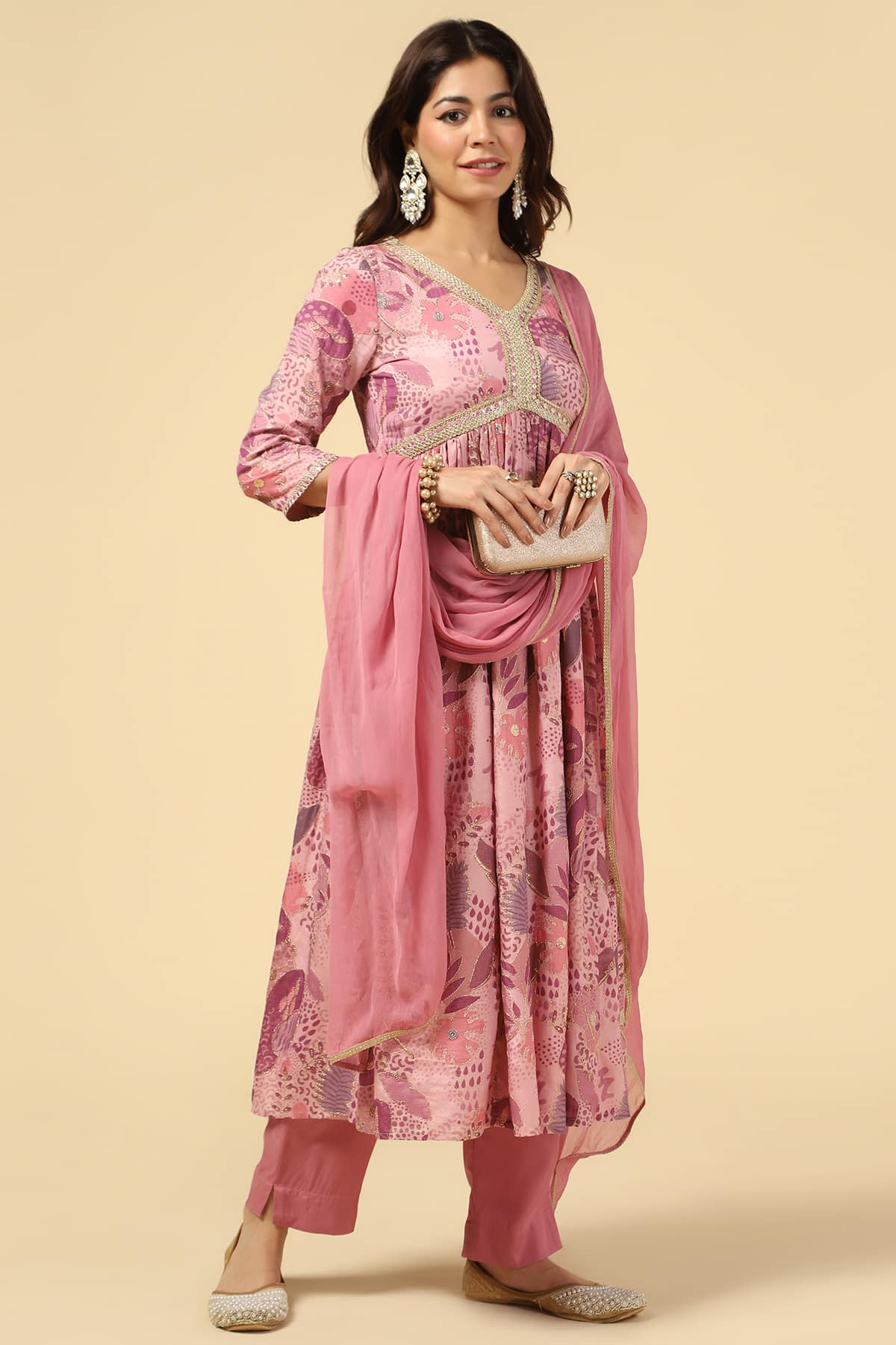 Pink Kurti For Women