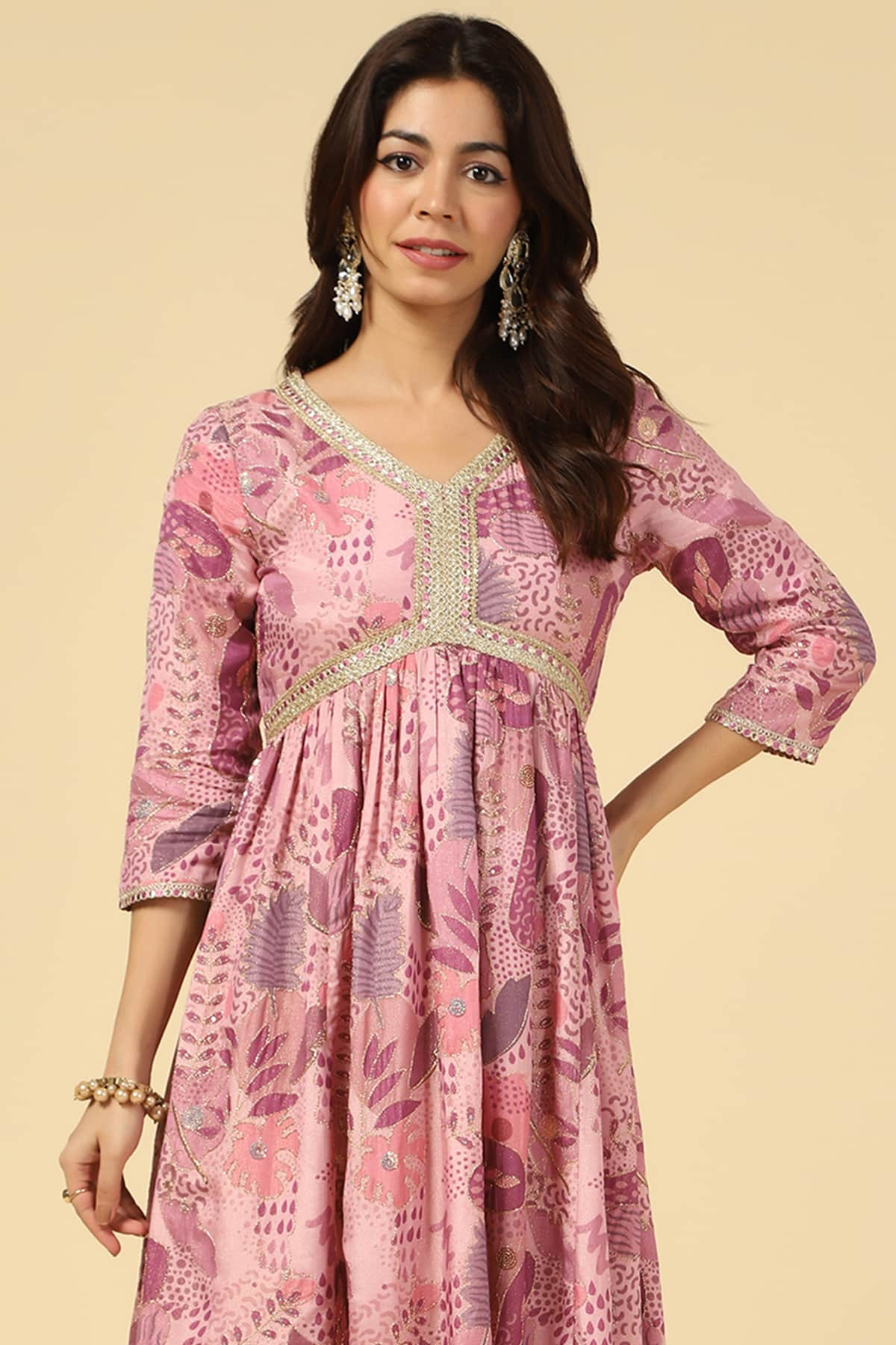 Pink Kurti For Women