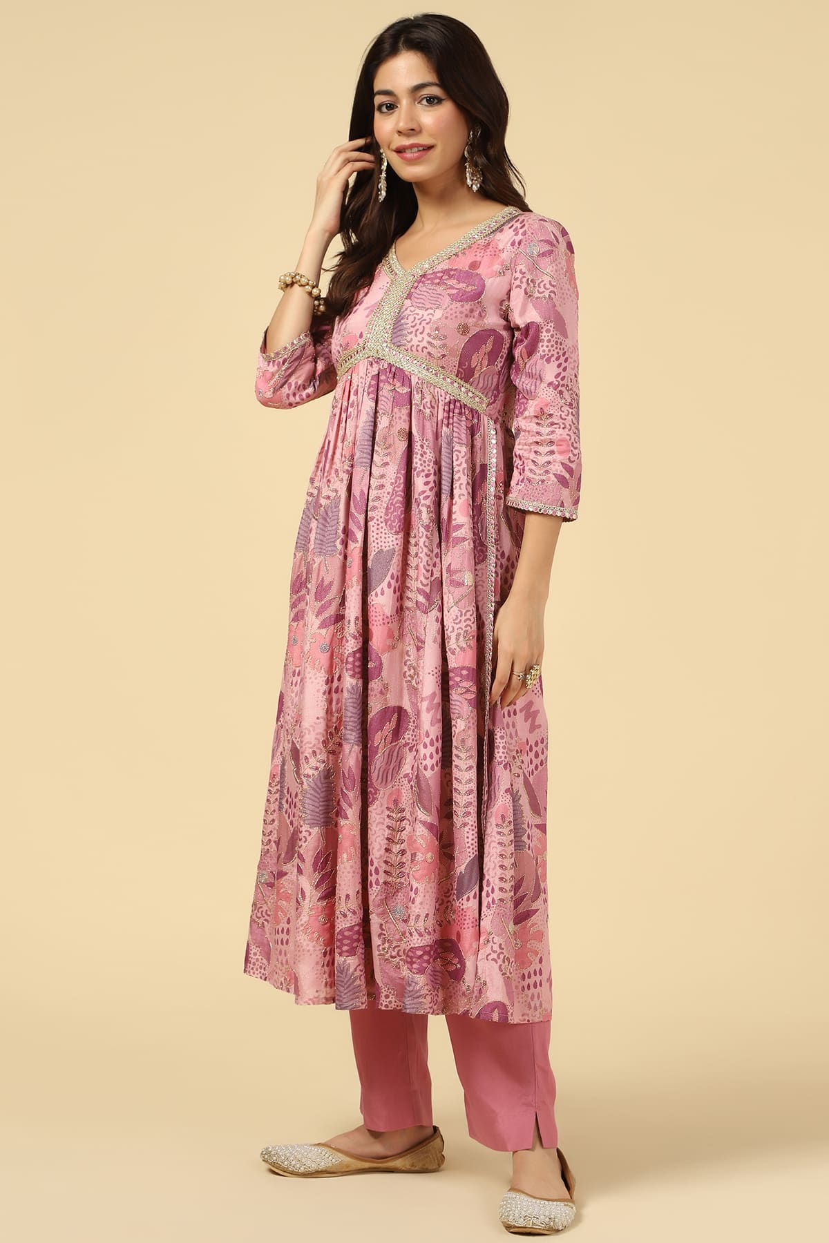 Pink Kurti For Women