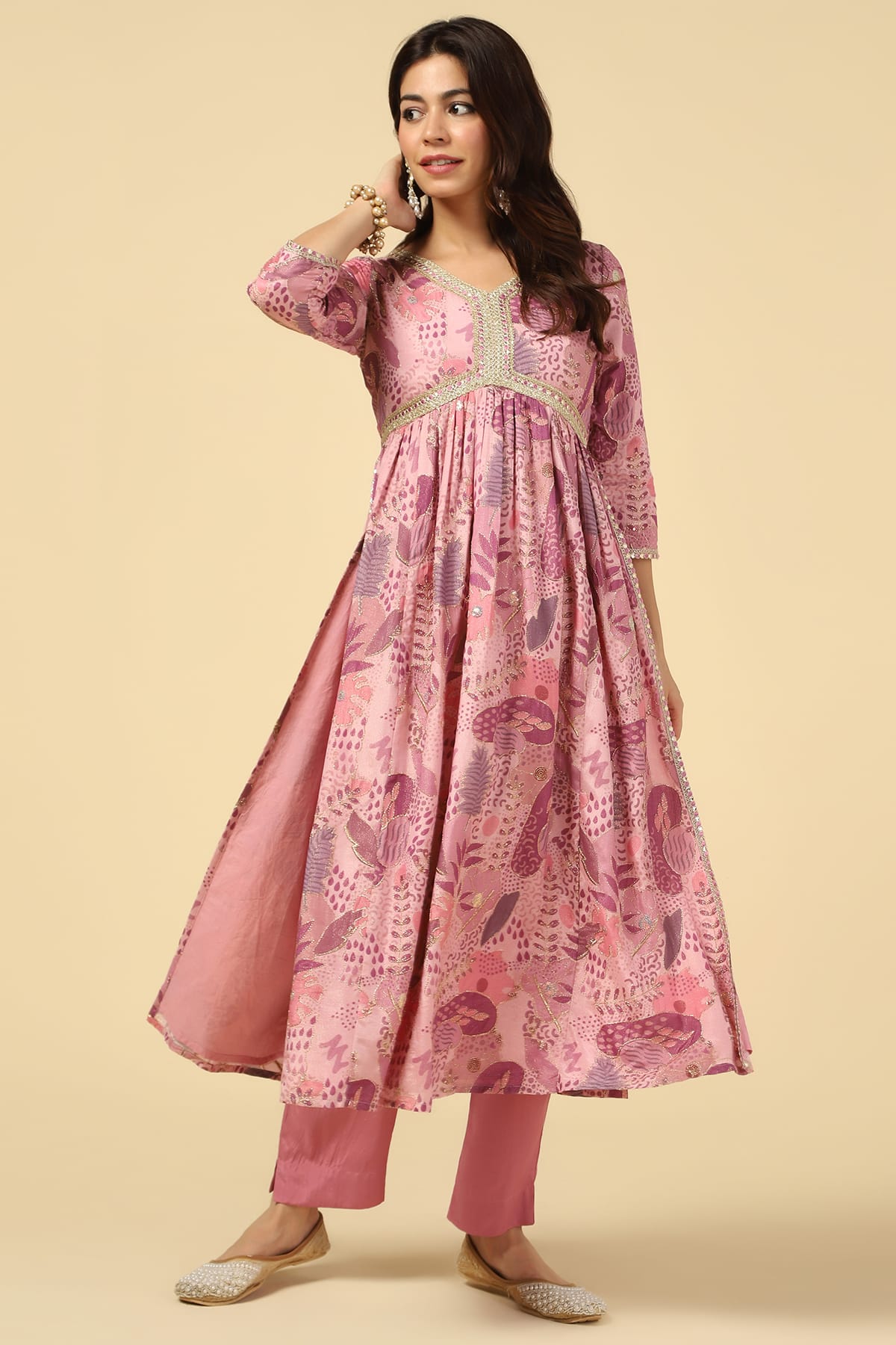 Pink Kurti For Women