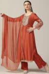 Rust Colour Kurti For Women