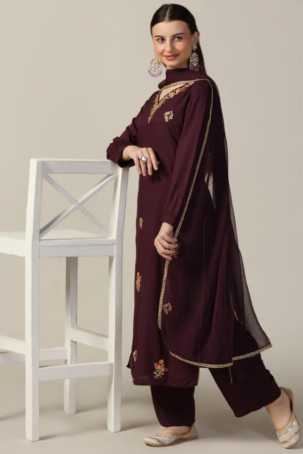 Purple Colour Kurti For Women