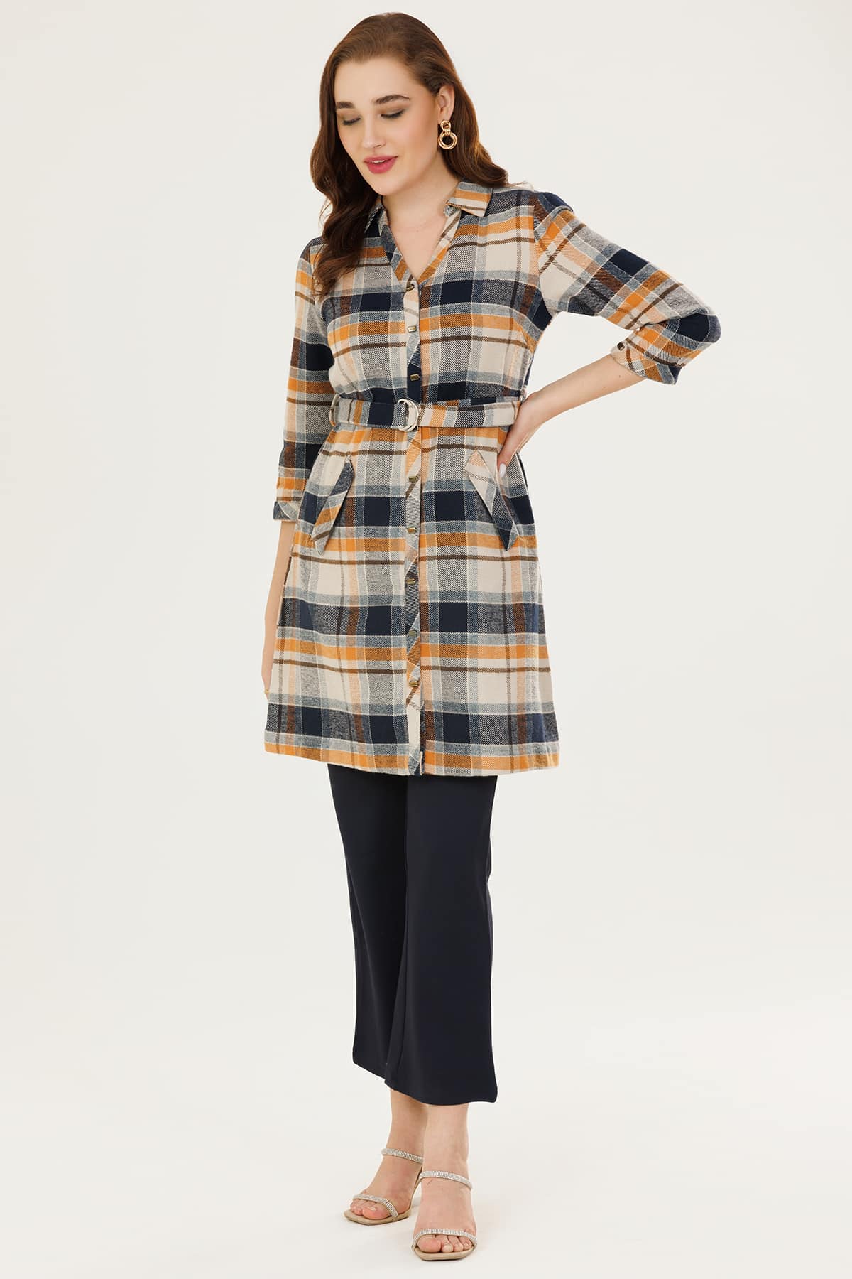 Checks Blue Female Tunic