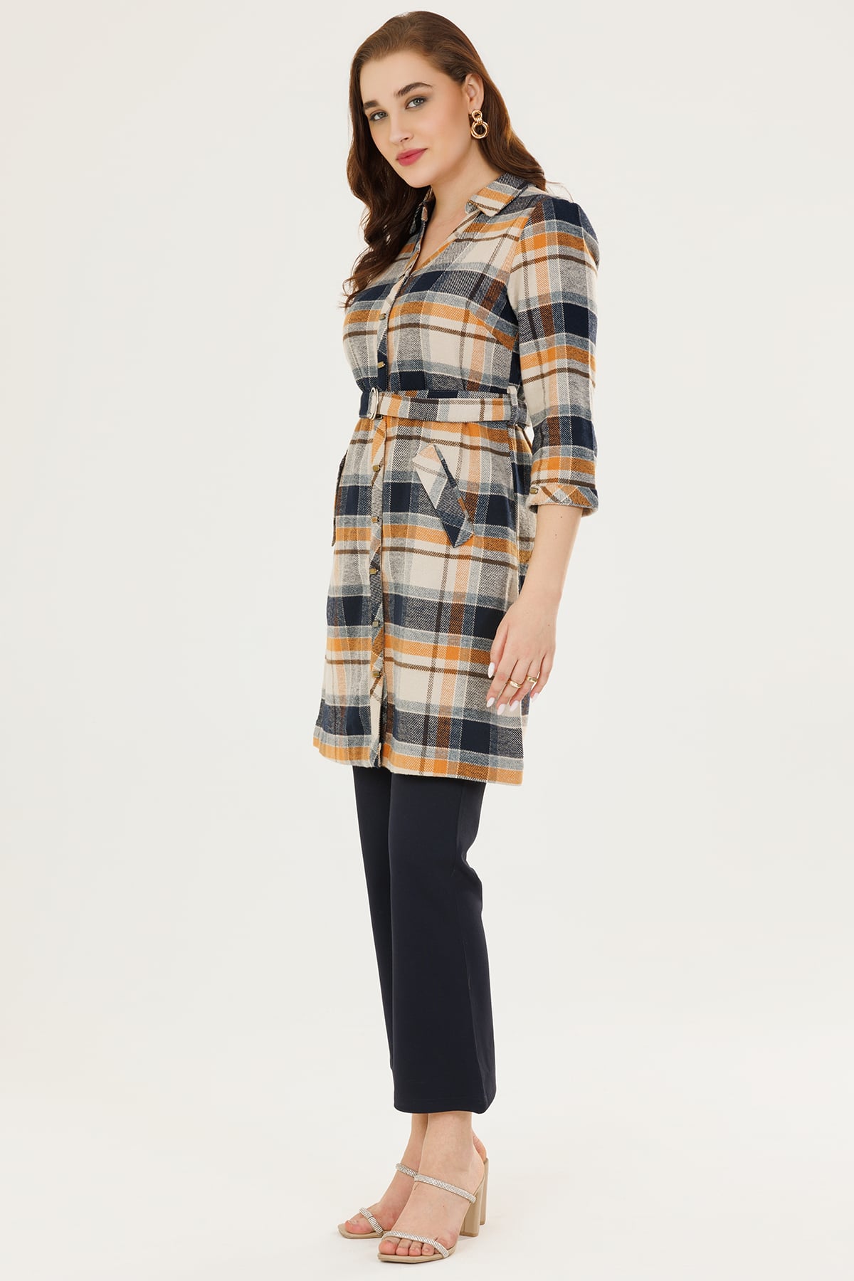 Checks Blue Female Tunic