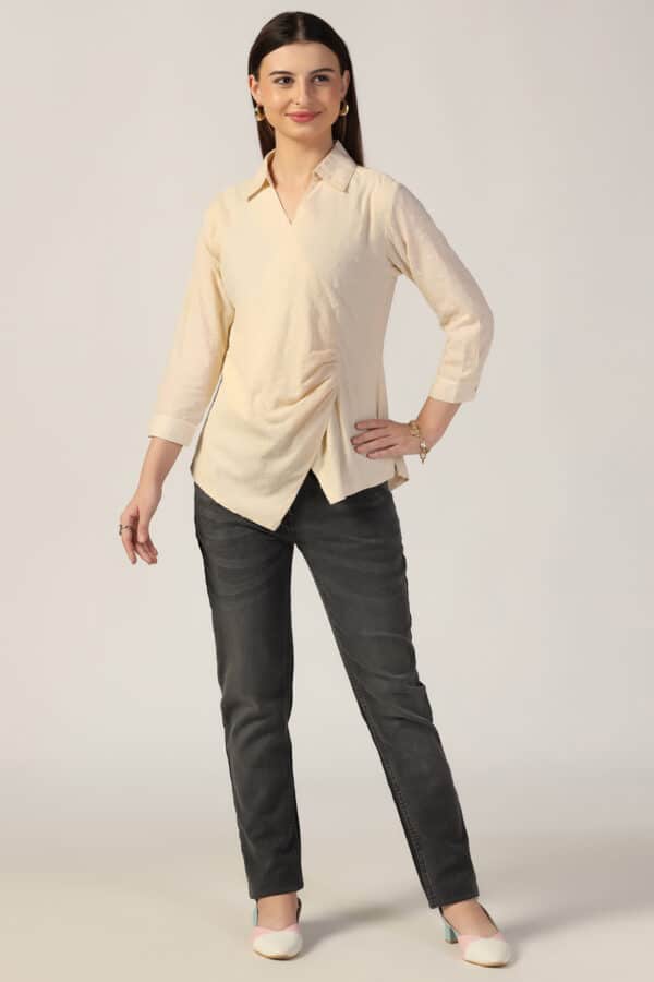 Beige Color Tops For Women