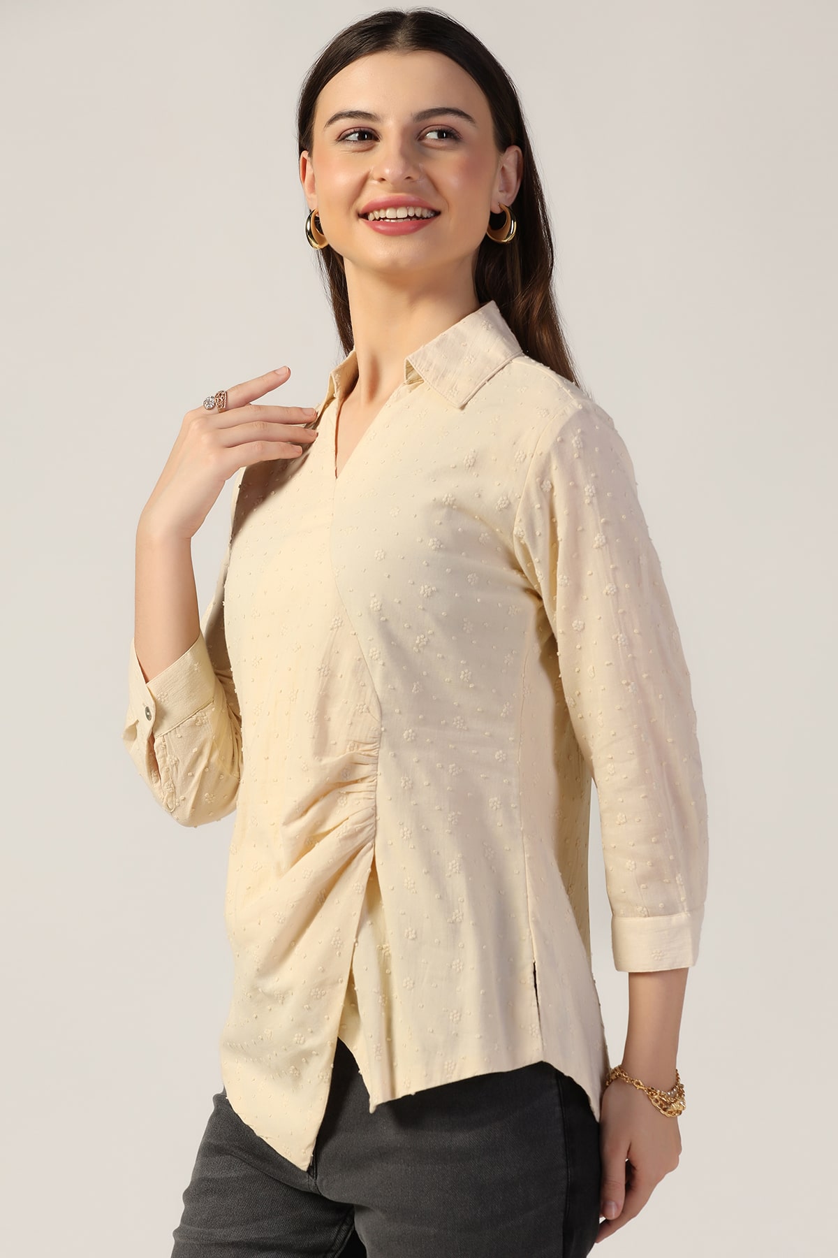 Beige Color Tops For Women