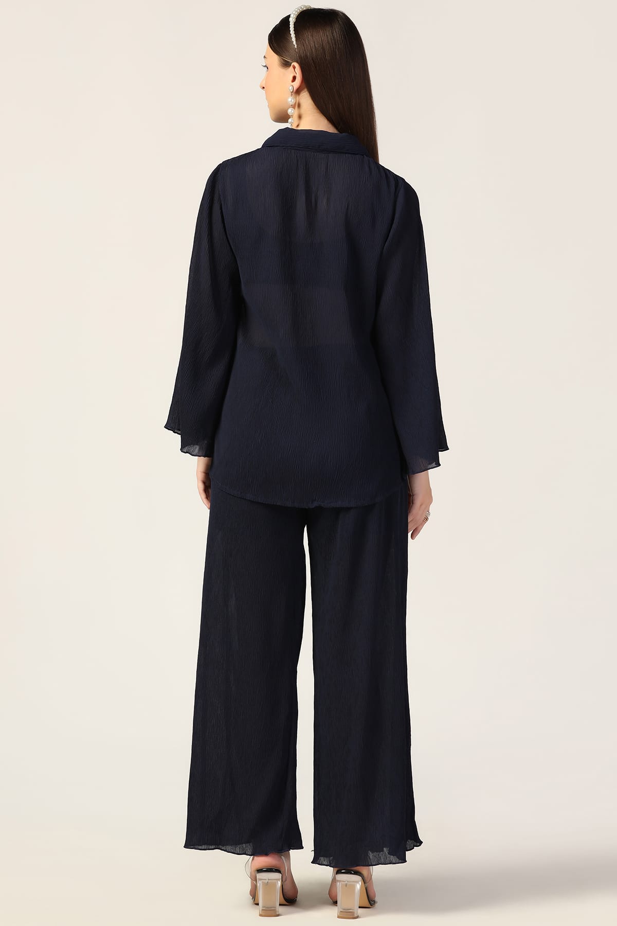 Blue Co Ord Top For Women