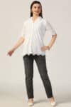 white colour tops for ladies