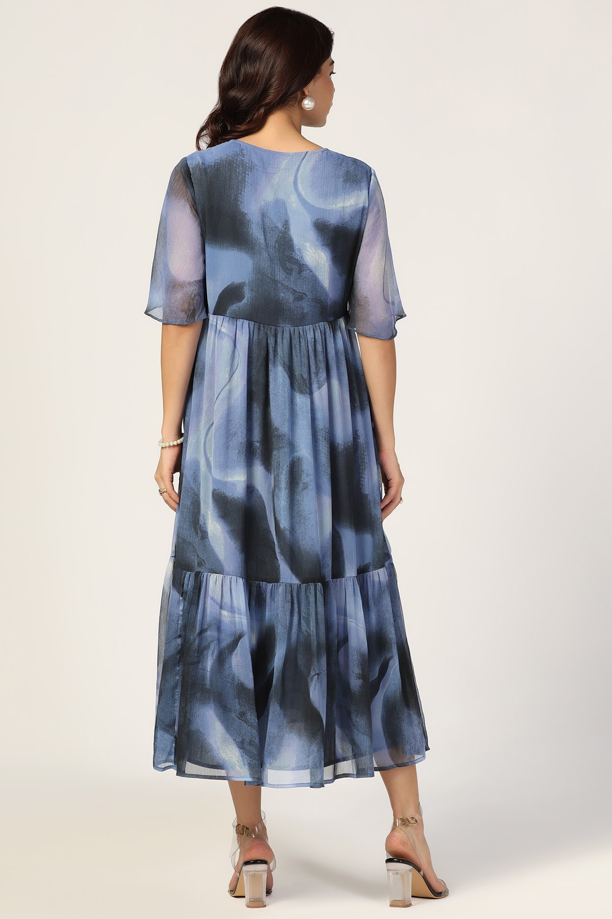 Blue And Black Dress For Women