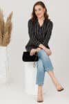 Black Women Shirt Winter