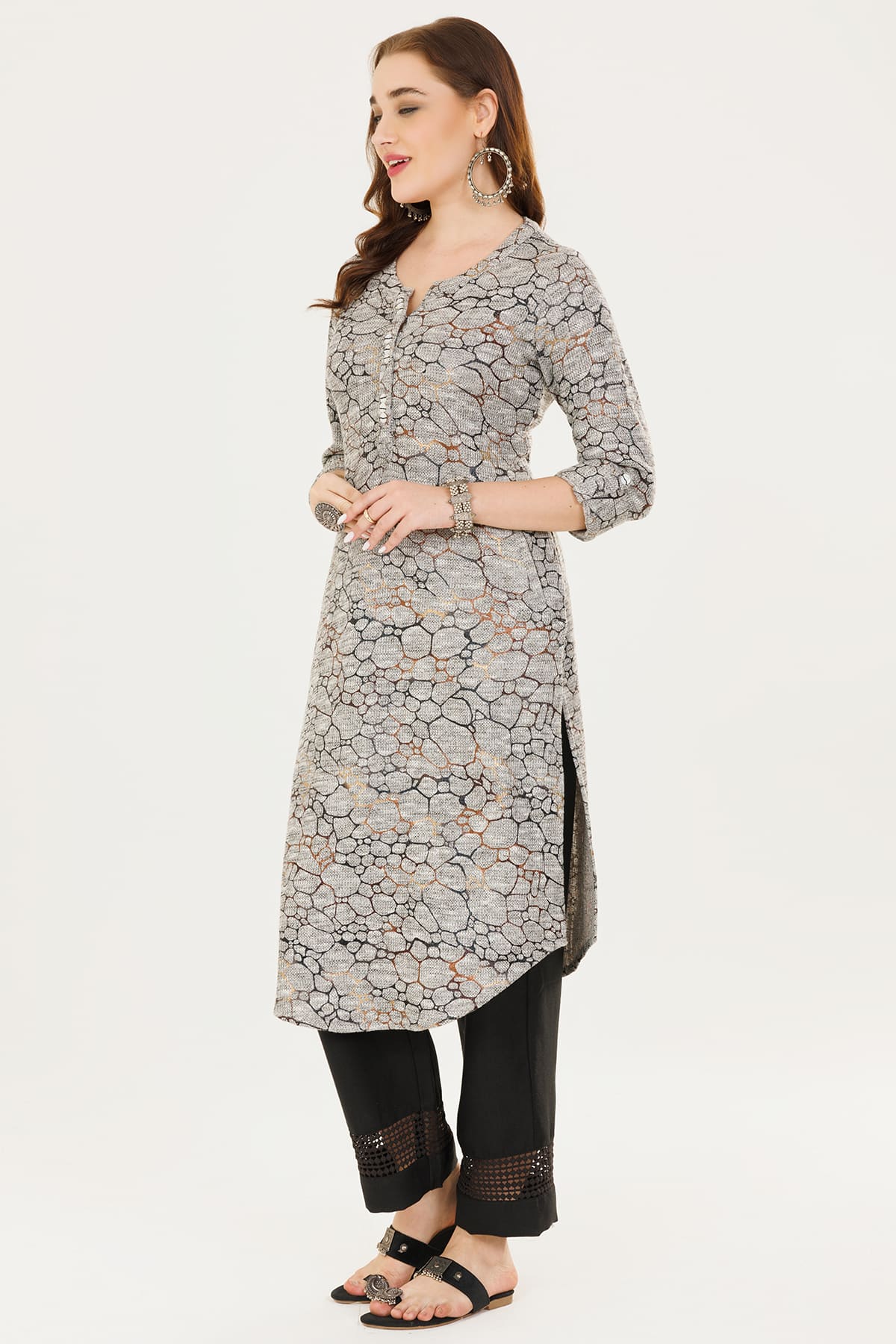 Grey Kurti For Women