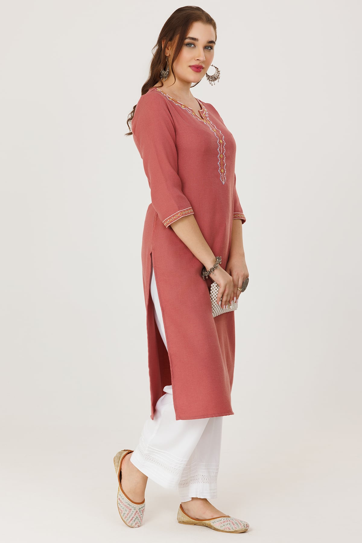 Pink Kurti For Women