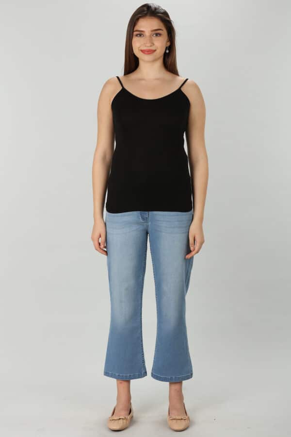 Black Camisole Top For Women