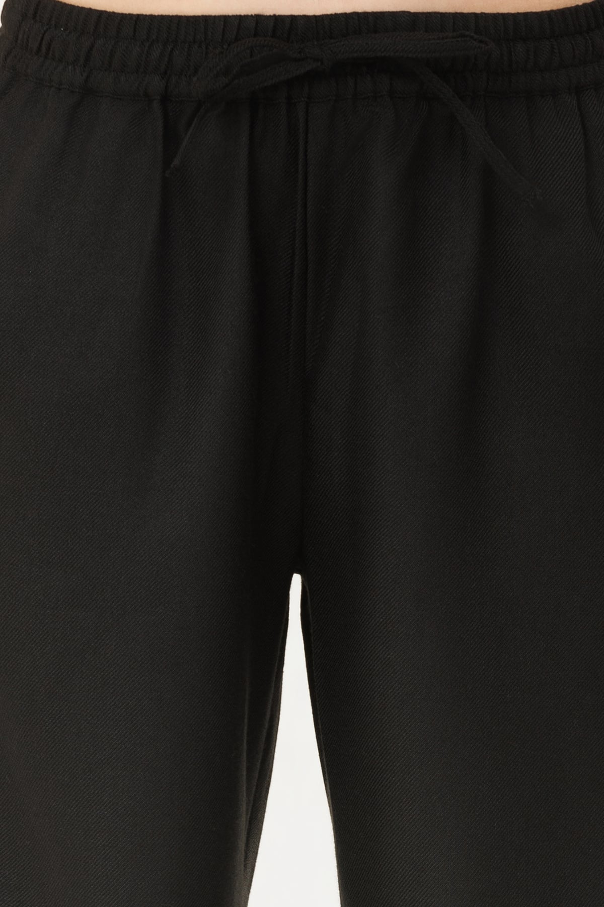 Pashmina Black Palazzo Pants For Women