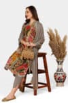 Brown Printed Kurti For Women