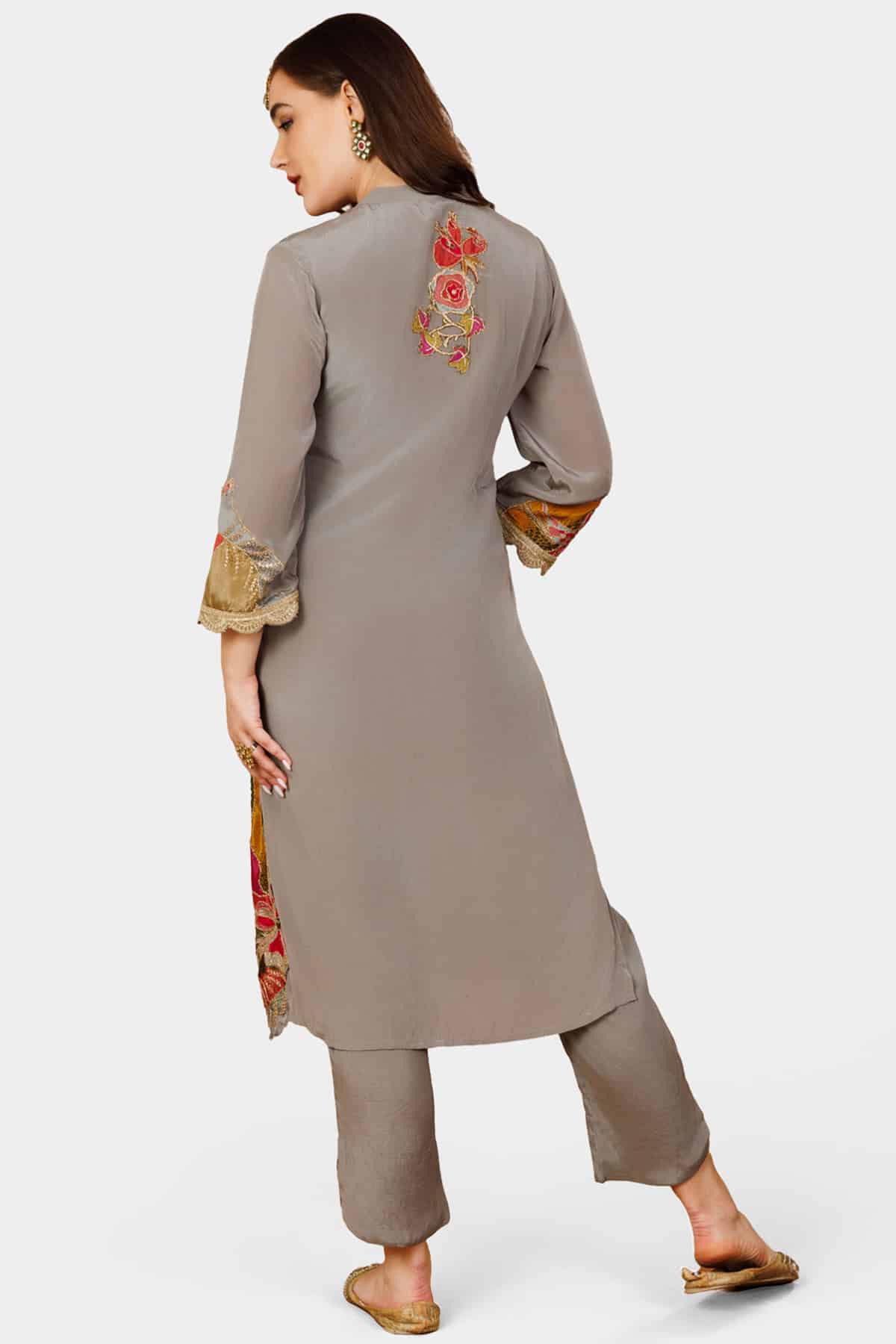 Brown Printed Kurti For Women
