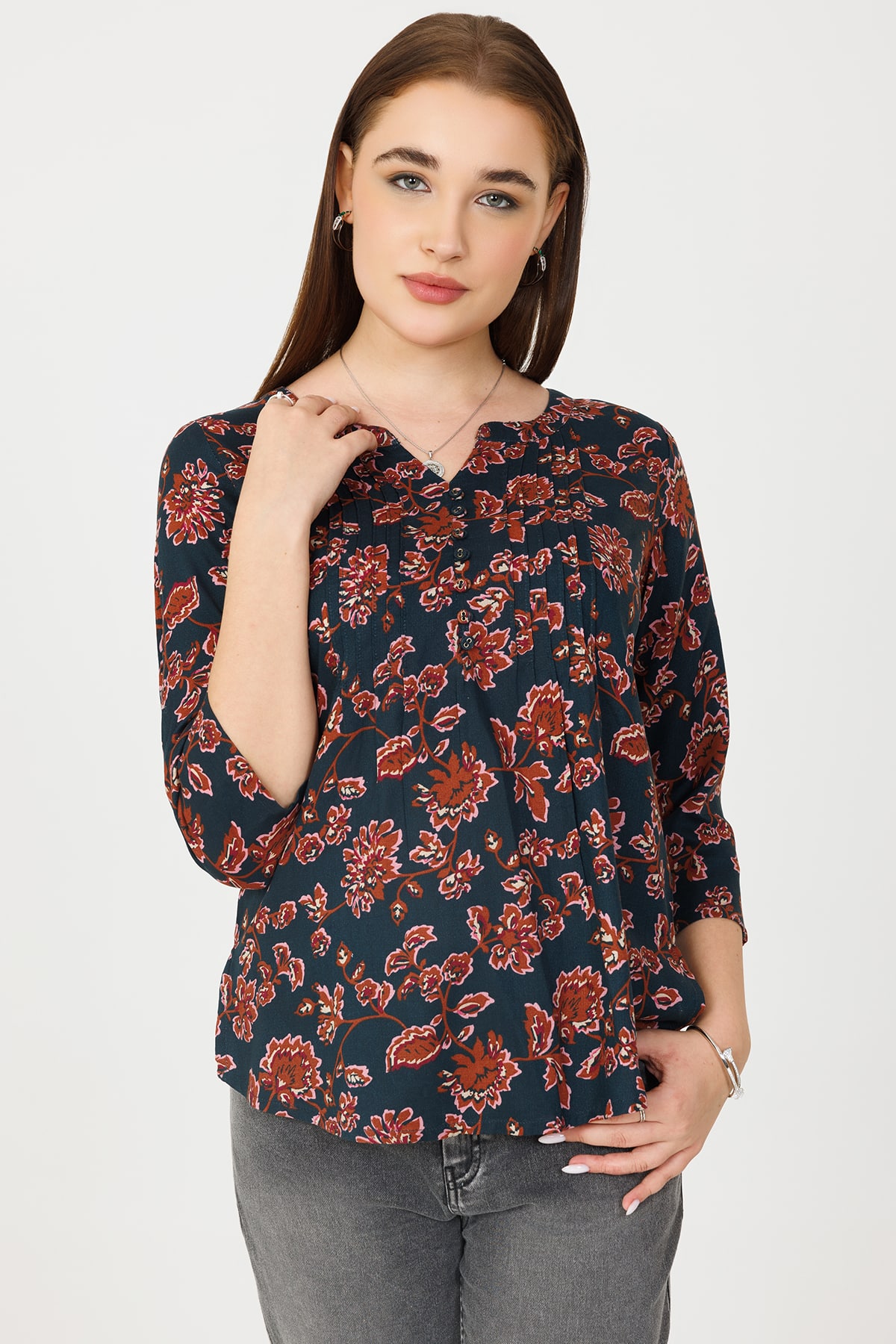 Casual Blue Tops For Women