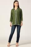 Forest Green Shirt For Ladies
