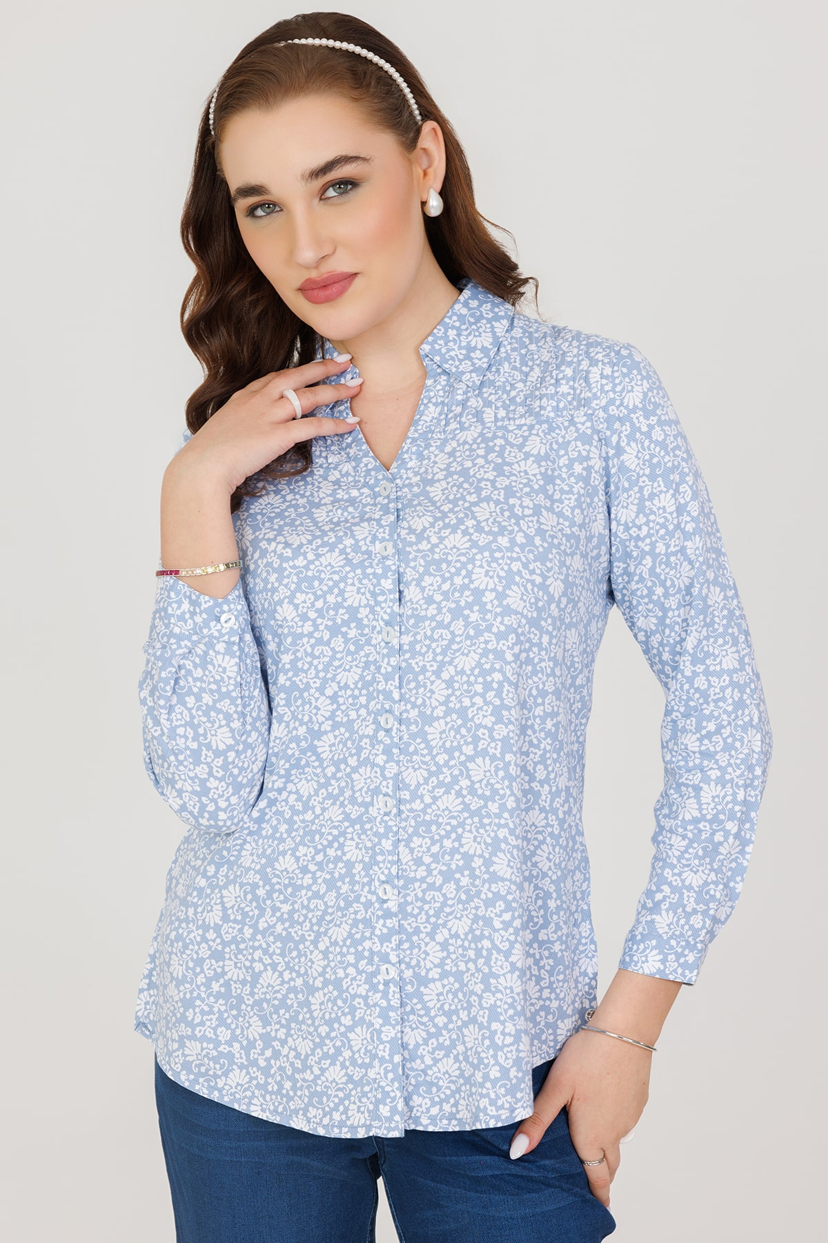 Blue Shirt Women