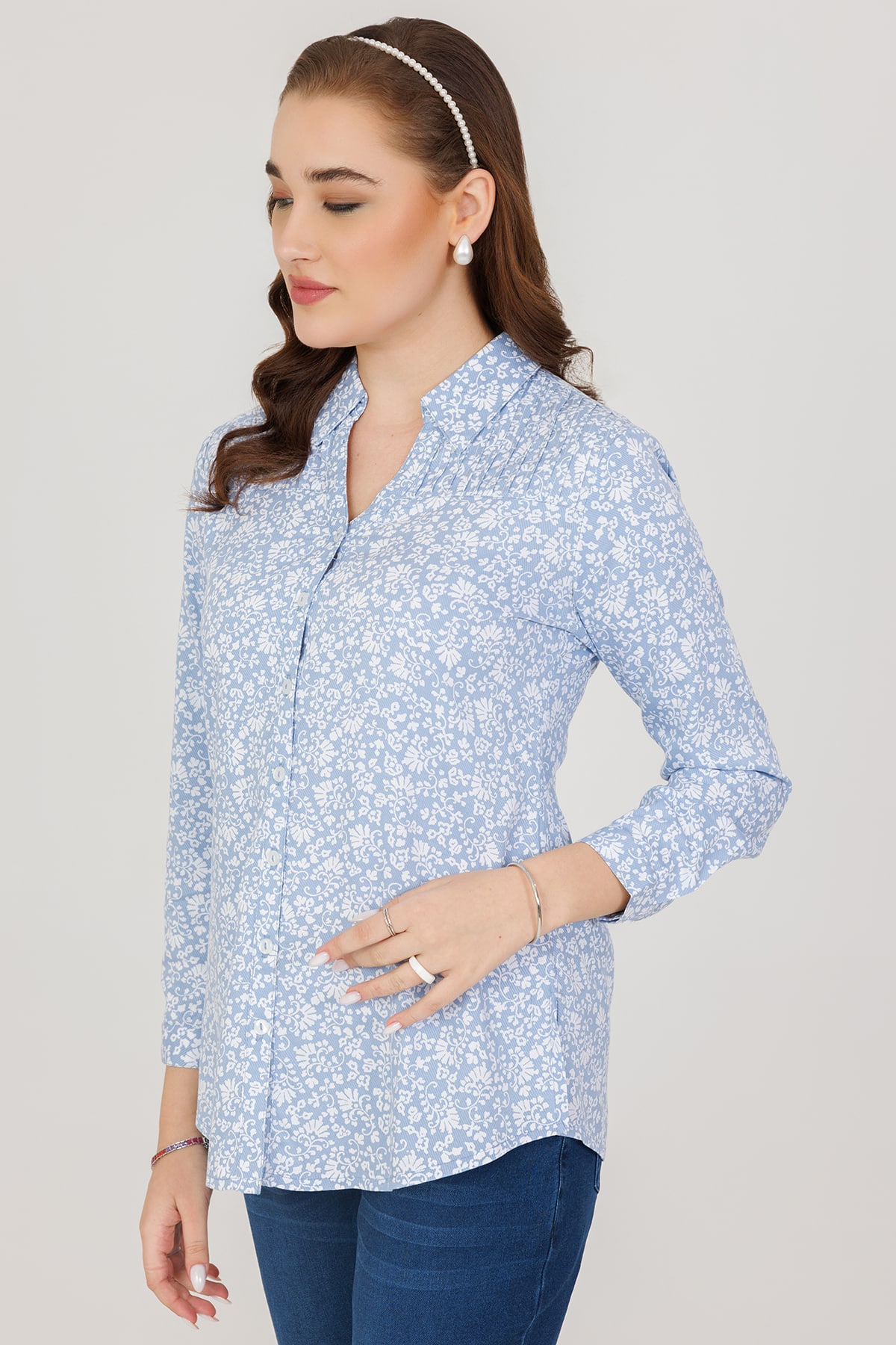 Blue Shirt Women