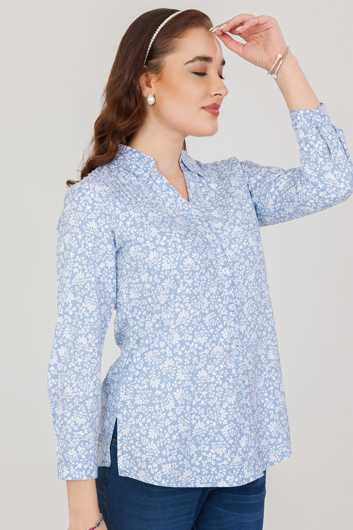 Blue Shirt Women