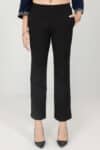Solid Black Pants For Women