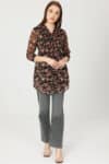 Pintuck Black Tunics For Women