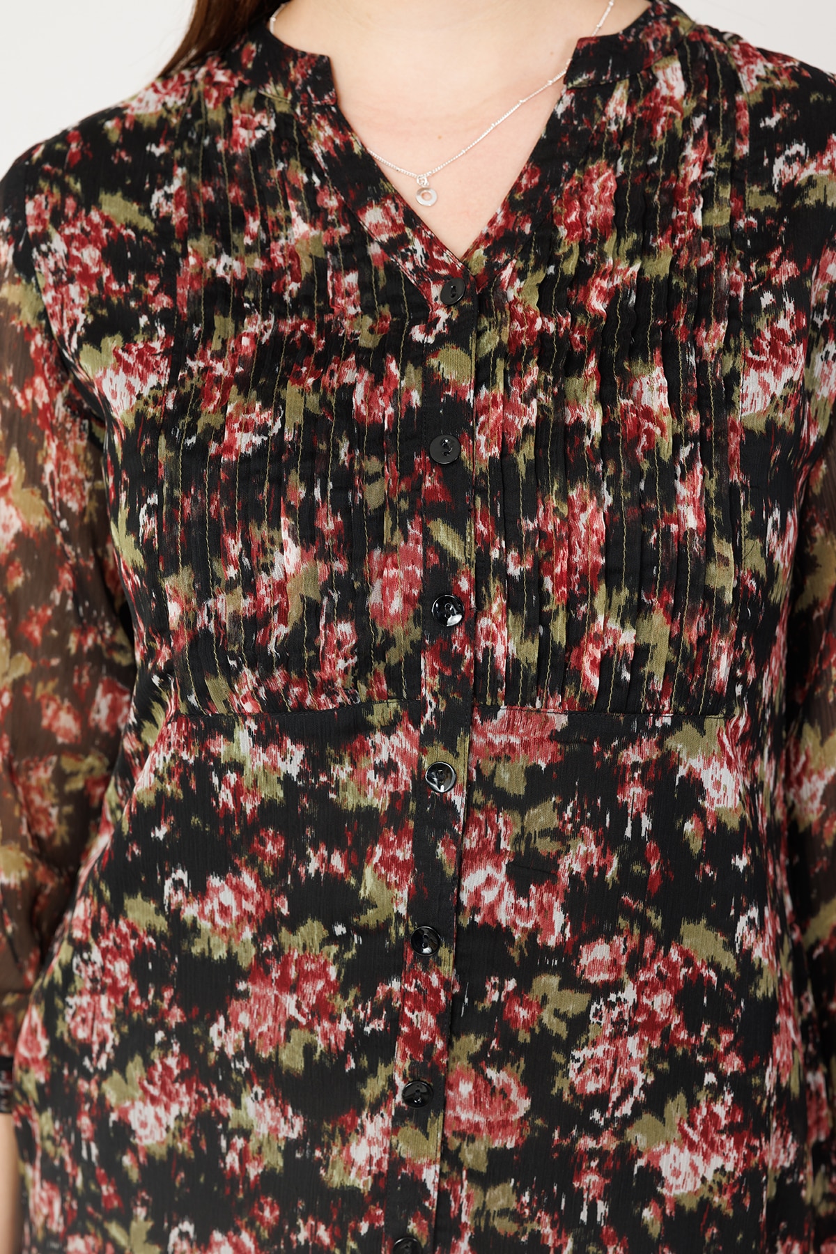 Pintuck Black Tunics For Women